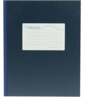 Jalema Atlanta Breedkwarto Register Book Blue 210x165mm